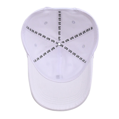 Capuz de basebol de seis painéis para bordados personalizados