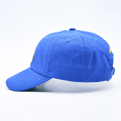 Logotipo bordado personalizado Capuz de beisebol de 6 painéis não estruturado com visor curvo