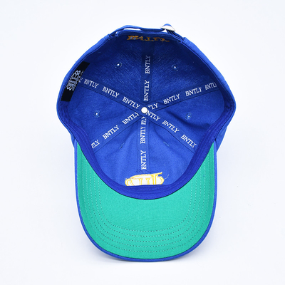 Logotipo bordado personalizado Capuz de beisebol de 6 painéis não estruturado com visor curvo