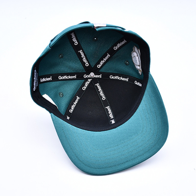 Logotipo de bordado 3D de qualidade elegante 6 painéis Chapéu Snapback Venda Quente