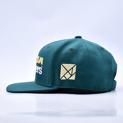 Logotipo de bordado 3D de qualidade elegante 6 painéis Chapéu Snapback Venda Quente