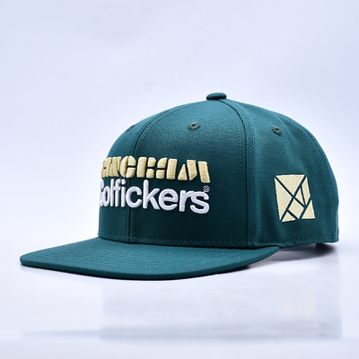 Logotipo de bordado 3D de qualidade elegante 6 painéis Chapéu Snapback Venda Quente