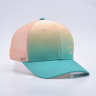 Preço da fábrica Seis painéis Construídos Trucker Baseball Cap Match A cor do tecido