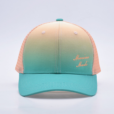 Preço da fábrica Seis painéis Construídos Trucker Baseball Cap Match A cor do tecido