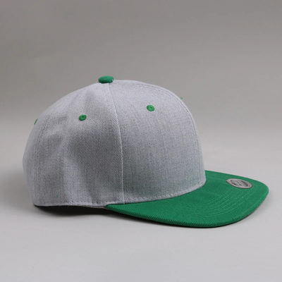 Chapéus de lazer de tamanho grande Chapéus de lazer de 6 painéis de borda plana Snapback Cap para atividades ao ar livre