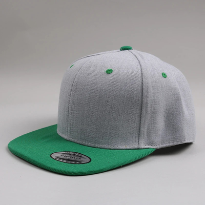 Chapéus de lazer de tamanho grande Chapéus de lazer de 6 painéis de borda plana Snapback Cap para atividades ao ar livre