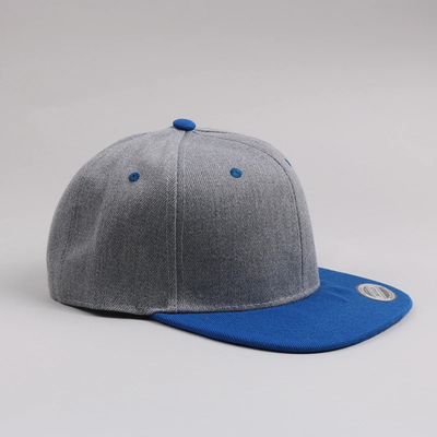 Novo Adulto 6 Painel Snapback Cap Custom Dois tons Flat Edge Snapback Cap