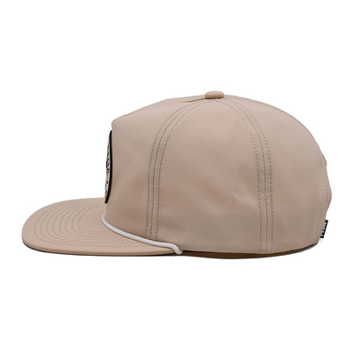 Capuzes Snapback Leves e Respiráveis com Fecho de Plástico e Patch de Bordado