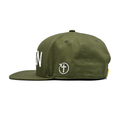 Chapéu Snapback bordado com logotipo personalizado com algodão leve