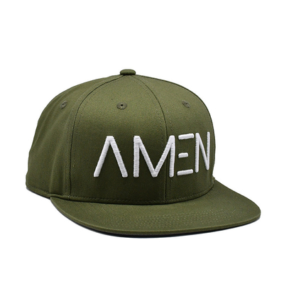 Chapéu Snapback bordado com logotipo personalizado com algodão leve
