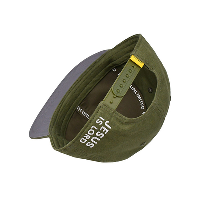 Chapéu Snapback bordado com logotipo personalizado com algodão leve