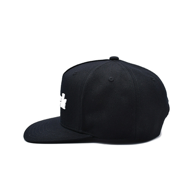Chapéus Snapback Unisex de borda plana com logotipo bordado