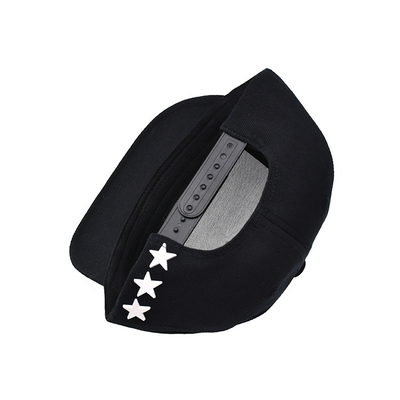 Chapéus Snapback Unisex de borda plana com logotipo bordado