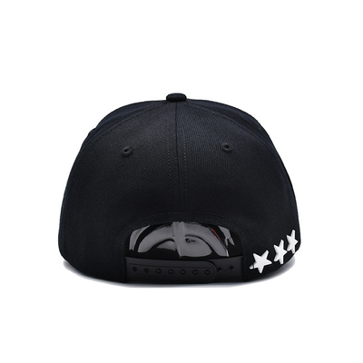 Chapéus Snapback Unisex de borda plana com logotipo bordado
