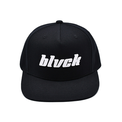Chapéus Snapback Unisex de borda plana com logotipo bordado