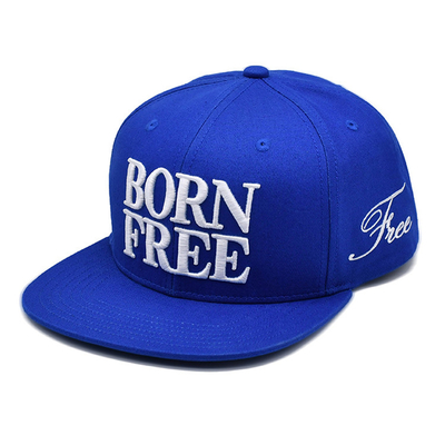 Chapéu Snapback de borda plana respirável com logotipo de bordado personalizado