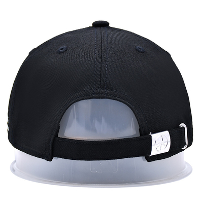 Chapéus de escudo de algodão com visor plano e fita impressa