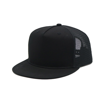 Unisex Custom 5 Panel Cotton Trucker Cap pode personalizar o seu logotipo