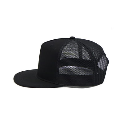 Unisex Custom 5 Panel Cotton Trucker Cap pode personalizar o seu logotipo