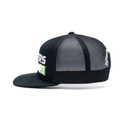 Capuz de caminhoneiro bordado / Capuz de caminhoneiro Snapback com Snapback de plástico e logotipo personalizado