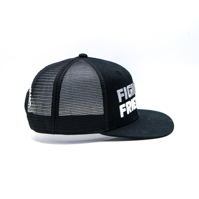 Capuz de caminhoneiro bordado / Capuz de caminhoneiro Snapback com Snapback de plástico e logotipo personalizado