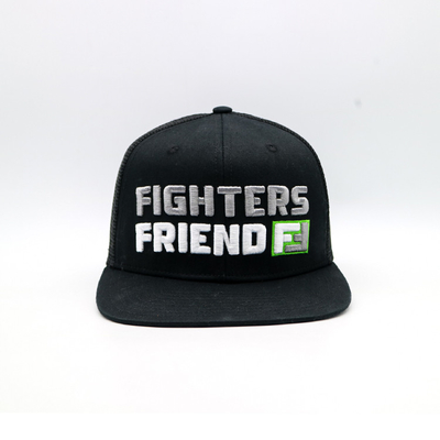 Capuz de caminhoneiro bordado / Capuz de caminhoneiro Snapback com Snapback de plástico e logotipo personalizado