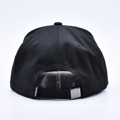 Chapéus Snapback de algodão de borda plana