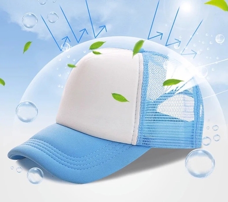 Chapéu de caminhoneiro de espuma personalizado com coroa de perfil chapéu de malha unisex de 5 painéis