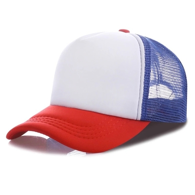 Chapéu de caminhoneiro de espuma personalizado com coroa de perfil chapéu de malha unisex de 5 painéis
