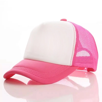 Chapéu de caminhoneiro de espuma personalizado com coroa de perfil chapéu de malha unisex de 5 painéis