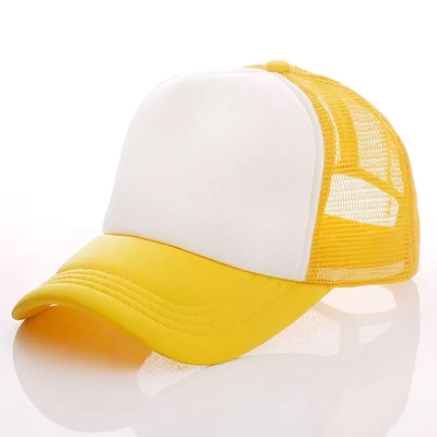 Chapéu de caminhoneiro de espuma personalizado com coroa de perfil chapéu de malha unisex de 5 painéis