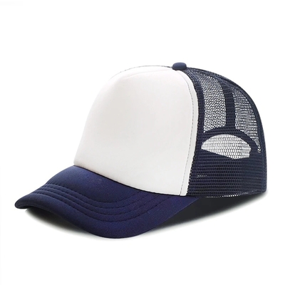 Chapéu de caminhoneiro de espuma personalizado com coroa de perfil chapéu de malha unisex de 5 painéis