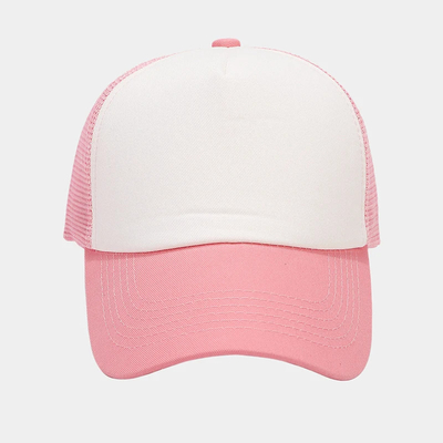 Oem Alta Qualidade Grátis Mesh Trucker Cap 5 Painel Plain Back Trucker Chapé Custom Gorras Chapéus de malha