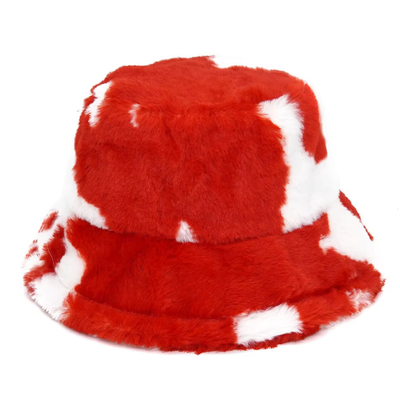 Mulheres ao ar livre Inverno quente Couro Falso Chapéu de Balde Fluffy Couro de Veludo Macio Chapéus de Pescador de Pelúcia Menina Moda Panamá
