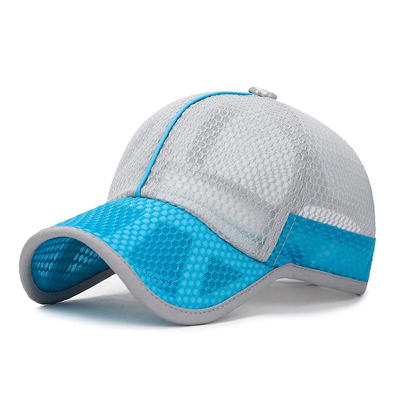 Chapéu de caminhoneiro simples e respirável, ajustável, rapazes e raparigas, rápido, seco, de malha, gorras, chapéus personalizados, chapéu de caminhoneiro