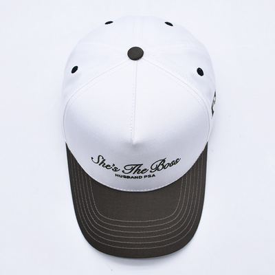 Chapéu de Basebol Unisex de duas cores Chapéu de Basebol Custom Gorras Logotipo bordado Snapback Chapéus de Basebol Esportivos Para Homem