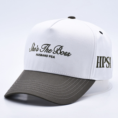 Chapéu de Basebol Unisex de duas cores Chapéu de Basebol Custom Gorras Logotipo bordado Snapback Chapéus de Basebol Esportivos Para Homem