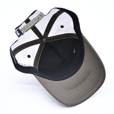 Chapéu de Basebol Unisex de duas cores Chapéu de Basebol Custom Gorras Logotipo bordado Snapback Chapéus de Basebol Esportivos Para Homem