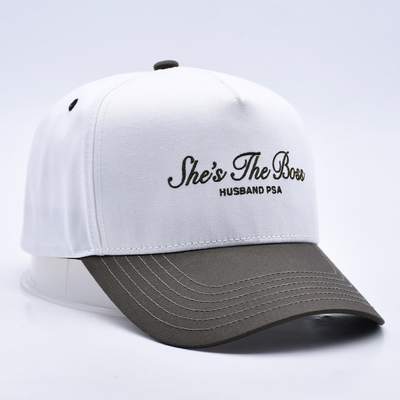 Chapéu de Basebol Unisex de duas cores Chapéu de Basebol Custom Gorras Logotipo bordado Snapback Chapéus de Basebol Esportivos Para Homem
