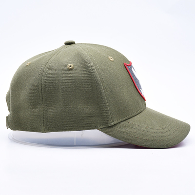 Custom Gorras Sports Supplier 6 Panel Green Baseball Cap Alta Qualidade 3d bordado Chapéu de Beisebol