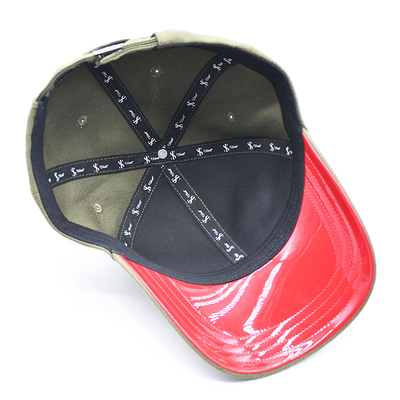 Custom Gorras Sports Supplier 6 Panel Green Baseball Cap Alta Qualidade 3d bordado Chapéu de Beisebol