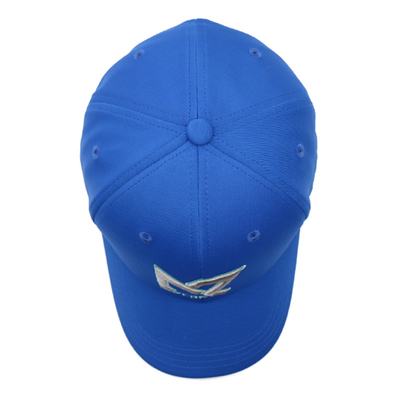 Gráfico Unisex Borda curva 6 painéis de algodão com parte traseira fechada Chapéu de basebol bordado