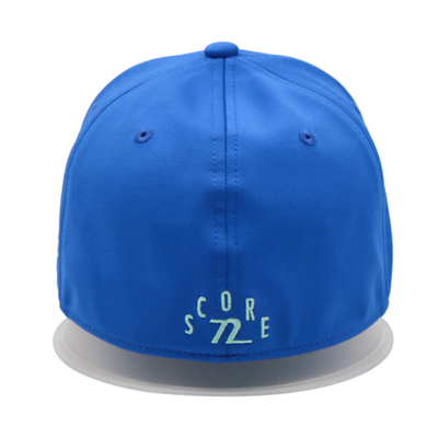 Gráfico Unisex Borda curva 6 painéis de algodão com parte traseira fechada Chapéu de basebol bordado