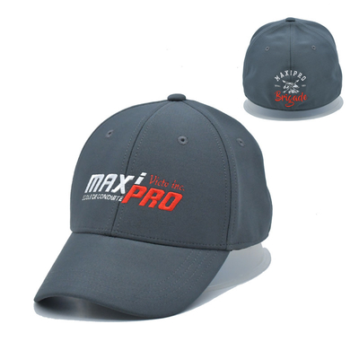 Oem Portagem 6 Painel Grays Elastic Baseball Caps Customizado Baseball Cap Fechado de Volta Fitted Gorras