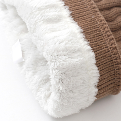 Chapéu de boné bordado por encomenda Unisex de tricô chapéu quente de inverno para atividades ao ar livre