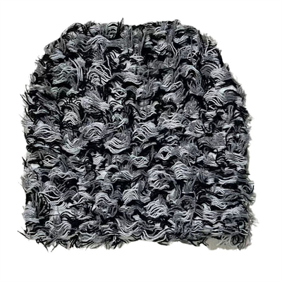 2024 New Hip Hop Balaclava Distressed Caps Tricked Mascaras Mulheres Camuflagem ao ar livre Velo Fussy Ski Balaclava Beanies Mulheres Homens Chapéu