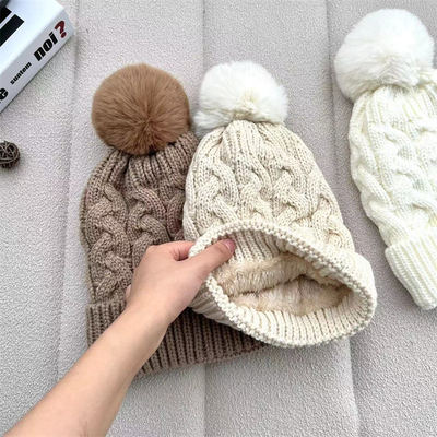 Impressão personalizada de bonés de inverno quente de pescador bonés de costelas de algodão de algodão