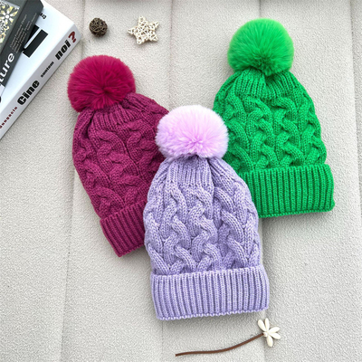 Impressão personalizada de bonés de inverno quente de pescador bonés de costelas de algodão de algodão