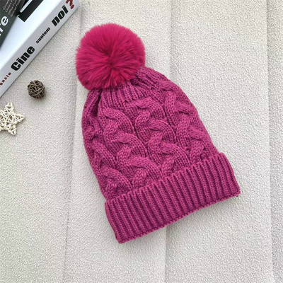 Impressão personalizada de bonés de inverno quente de pescador bonés de costelas de algodão de algodão