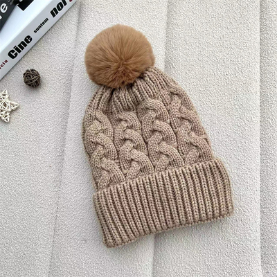 Impressão personalizada de bonés de inverno quente de pescador bonés de costelas de algodão de algodão